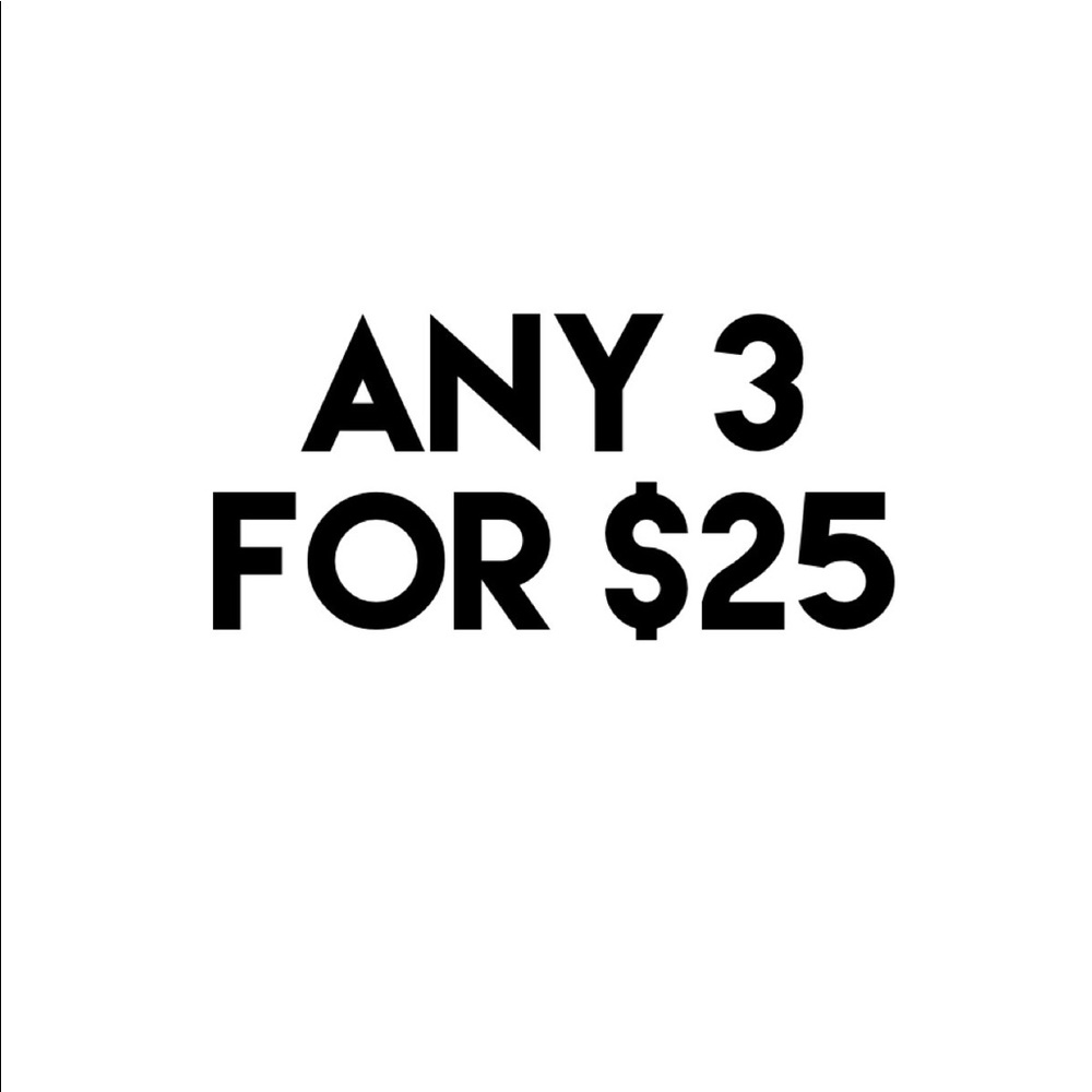 Always 3 for $25
